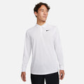 Nike Dri-Fit Victory Solid Long Sleeve Polo – White