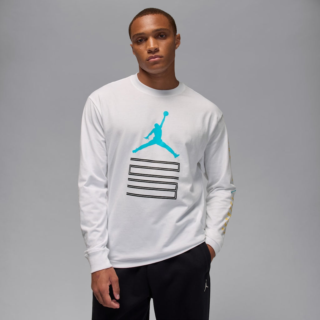Jordan AJ11 Graphic Long Sleeve T-Shirt – White