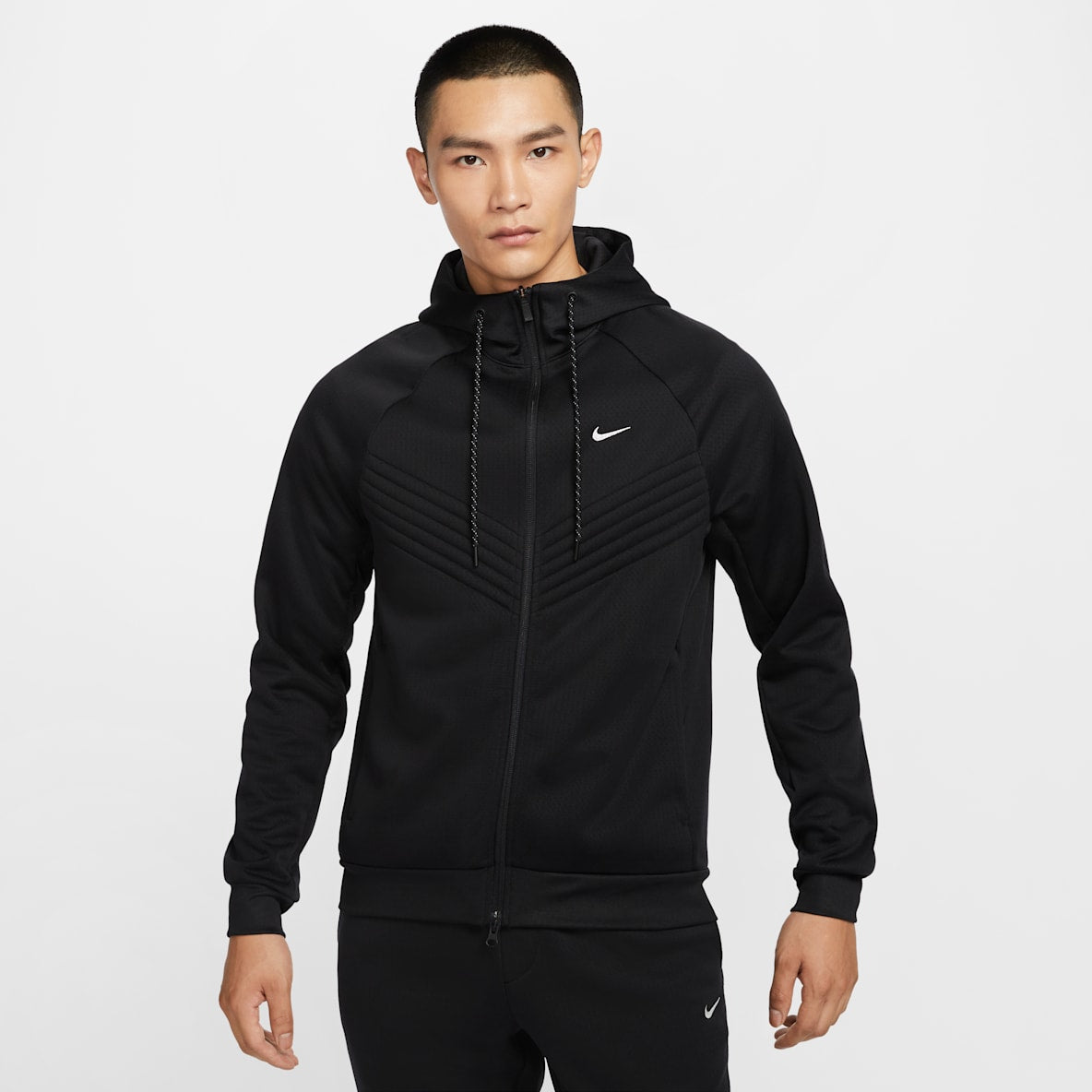 Nike Therma-Fit Full Zip Training Hoodie – Black