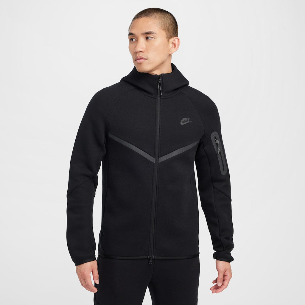 Nike Tech Fleece Full-Zip Hooded Jacket – Black
