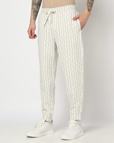 Armani Exchange men’s white joggers