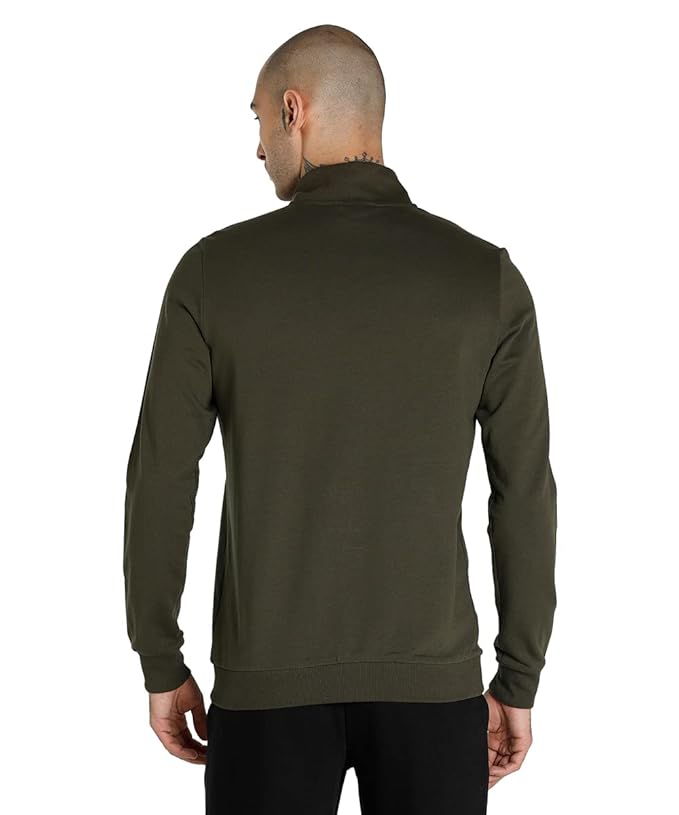 Puma Olive Green Track Jacket – Gym & Training Wear