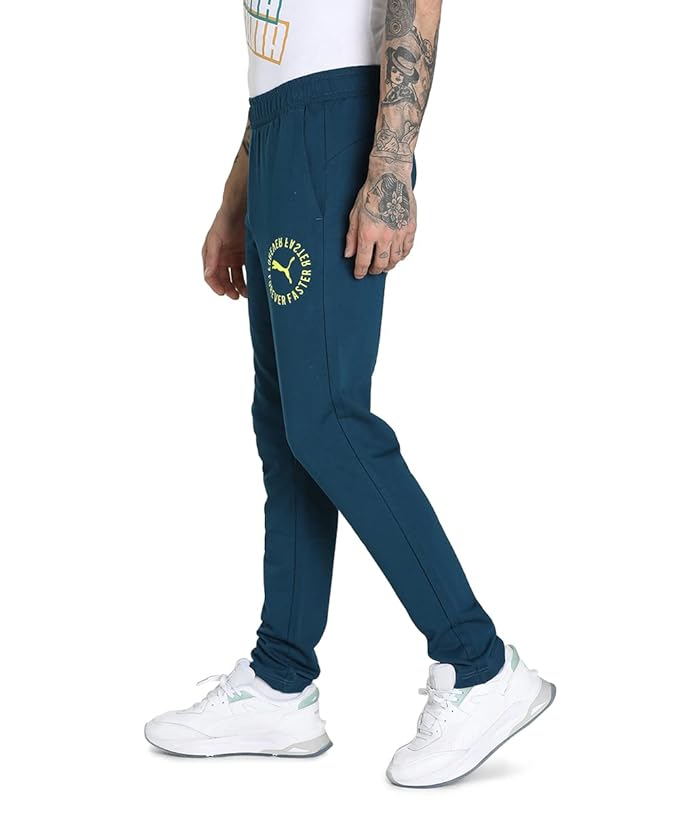 Puma Blue Casual Joggers