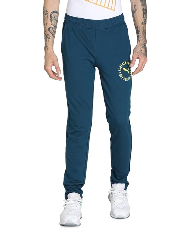 Puma Blue Casual Joggers