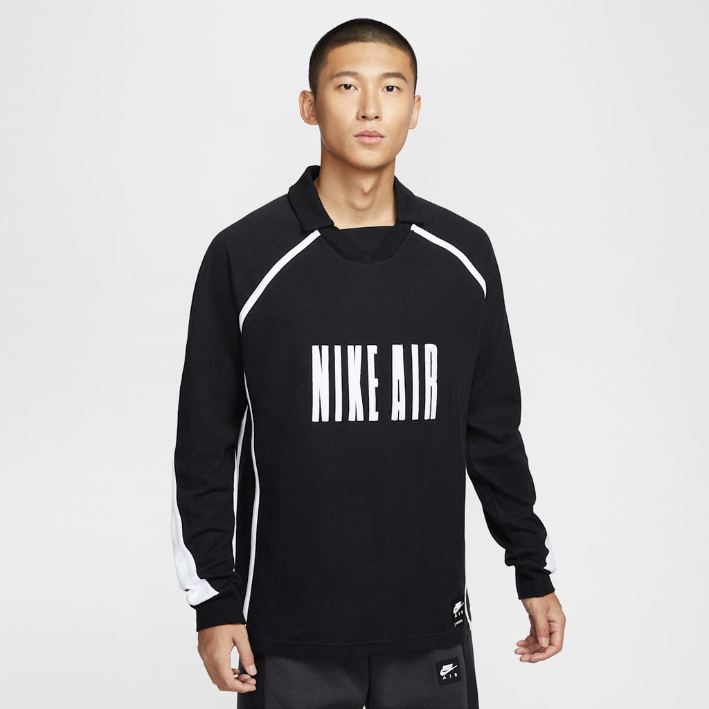 Nike Air Football Long Sleeve Top – Black+White