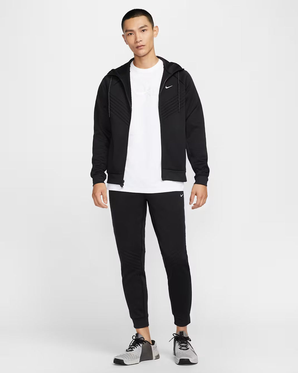 Nike Therma-Fit Full Zip Training Hoodie – Black