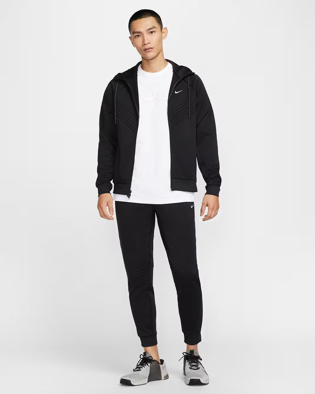 Nike Therma-Fit Full Zip Training Hoodie – Black