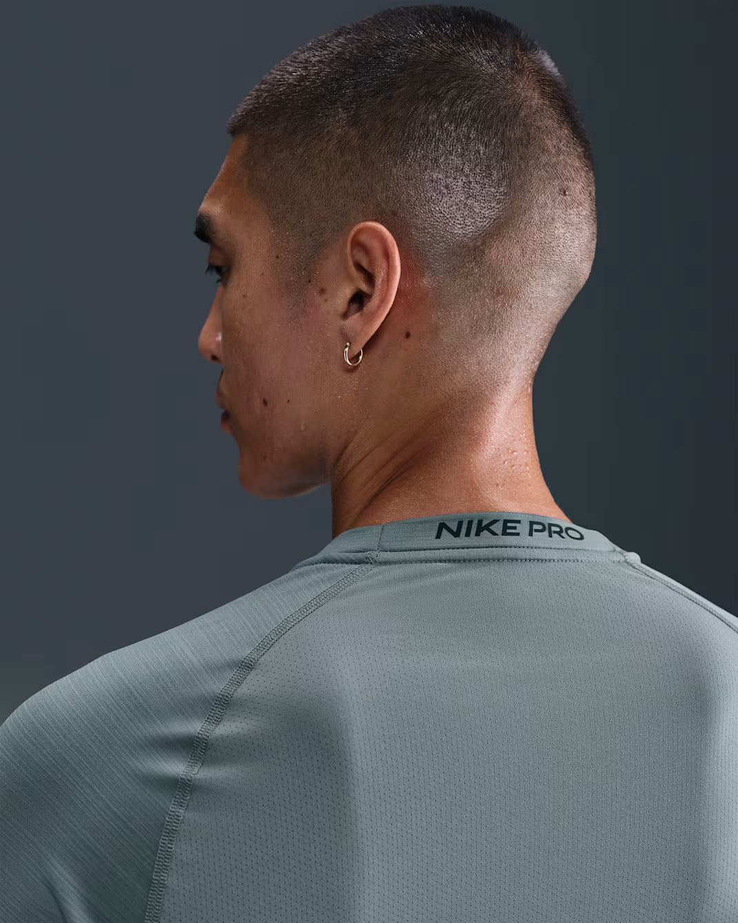 Nike Pro Warm Long-Sleeve Training Top – Grey