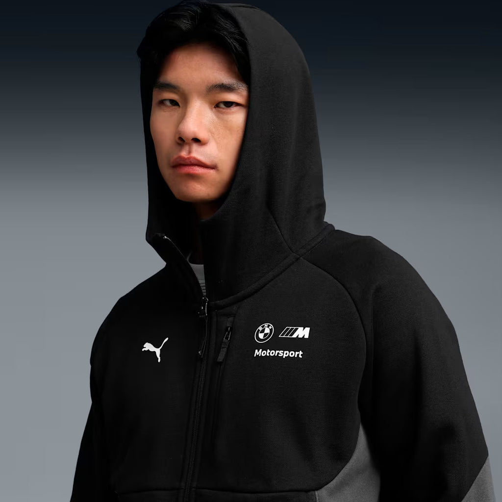 Puma Black Full-Zip Hoodie Jacket – BMW M Motorsport Edition
