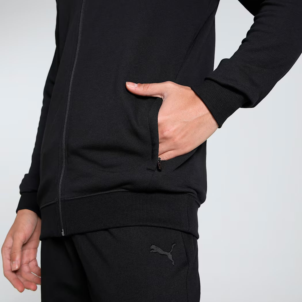 Puma Essentials Men's Rubber Print Full-Zip Hoodie