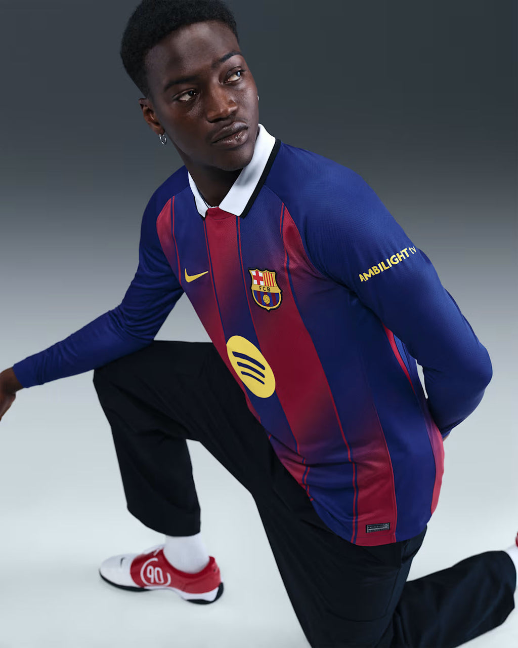 Nike FC Barcelona Home Stadium Jersey – Long Sleeve