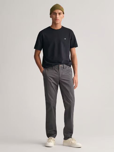 GANT Grey Slim Fit Chino Pants