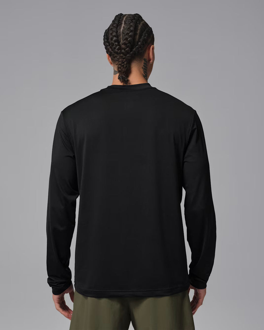 Jordan Essential Dri-FIT Long Sleeve Tee – Black
