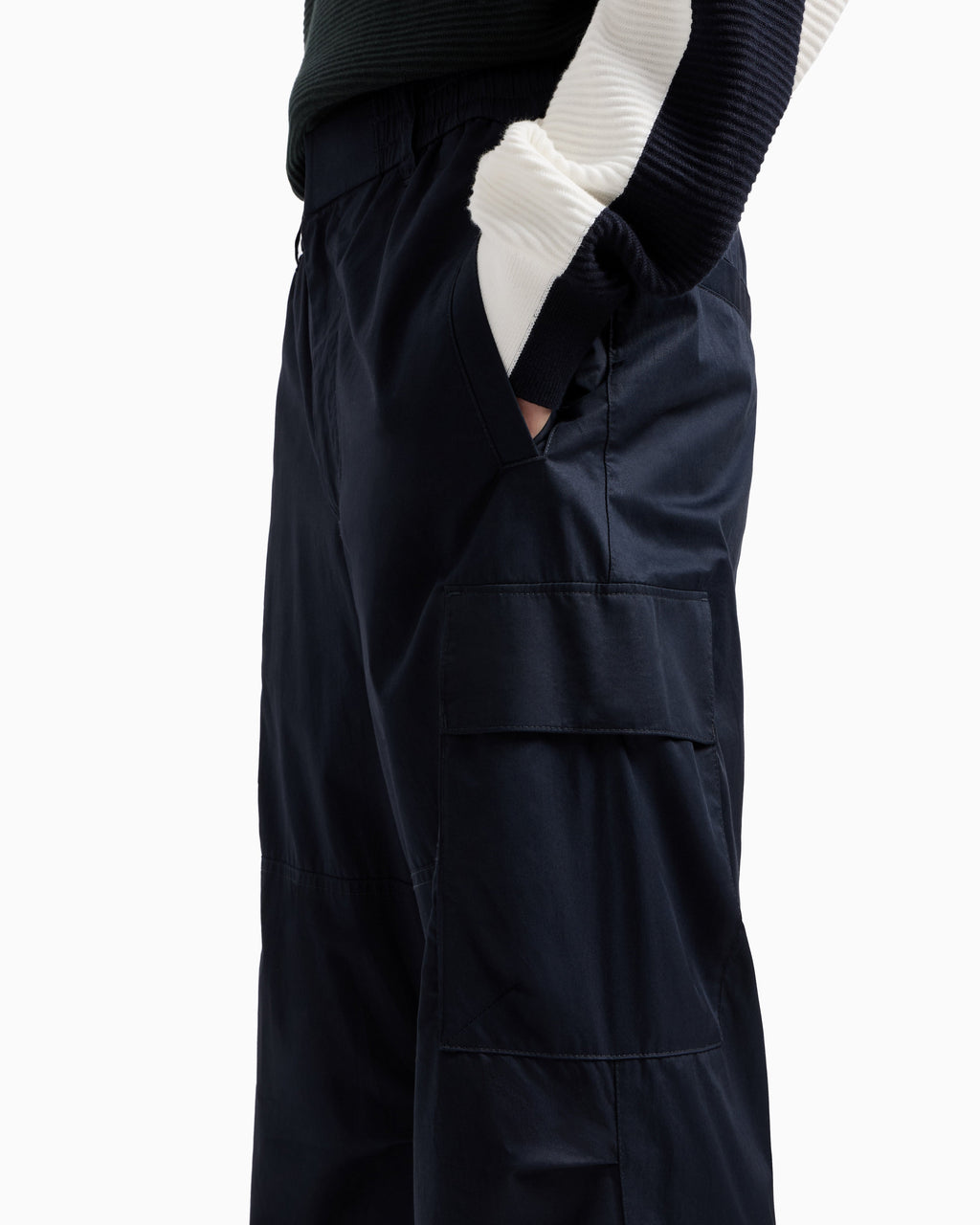 Armani Exchange men’s baggy black joggers