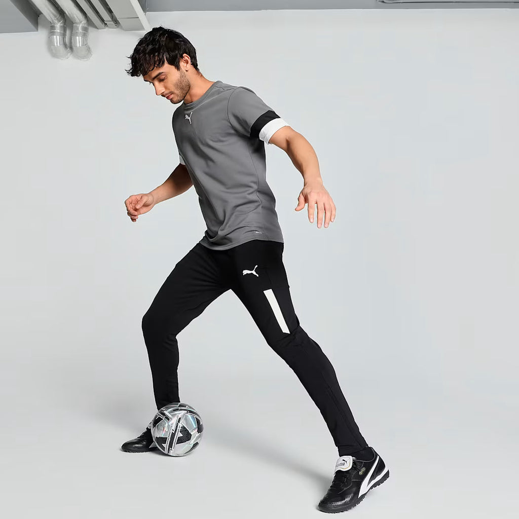 Puma Black Athletic Jogger – White Side Stripe Edition